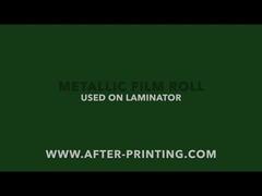 Película metalizada BOPP Película metálica de poliéster