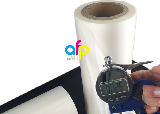 Filme superior da laminação do toque macio, filme da laminação do mícron BOPP do GV 25