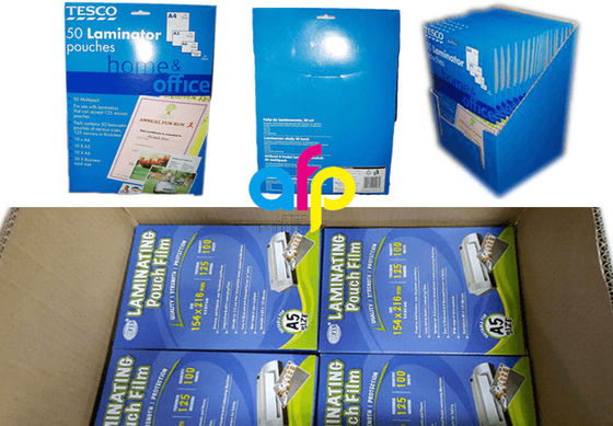 Película laminadora de bolsas A4