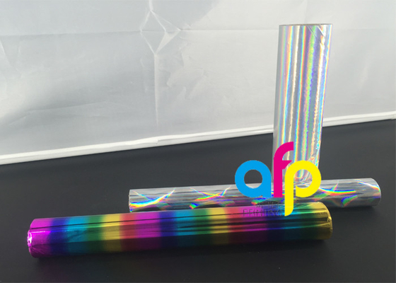 Folha holográfica colorida do laser, folha quente Rolls da aprovação ISO9001 para carimbar