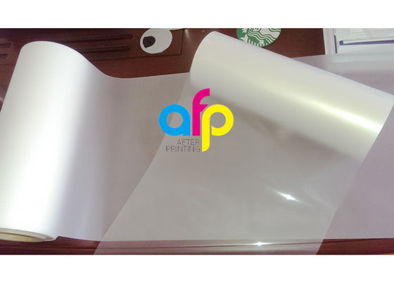 Filmes térmicos da laminação da transparência alta, filme lustroso/matte de Mylar da laminação