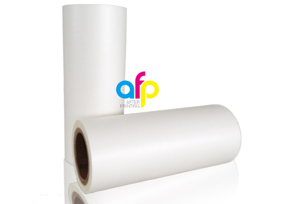 Laminação matte do filme do nível superior, filme térmico branco de Bopp para o papel/cartão