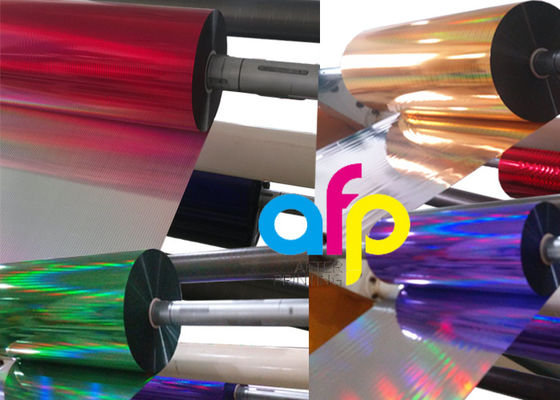 Filme holográfico flexível do empacotamento BOPP