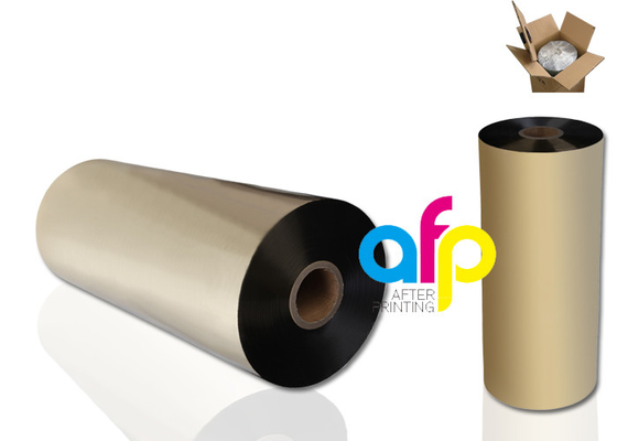 Filme térmico metalizado lustroso BOPP da laminação de um núcleo de 1 polegada/material do ANIMAL DE ESTIMAÇÃO