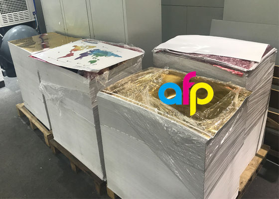 O ouro metalizou o filme plástico, umidade - impermeabilize o filme de poliéster metalizado opaco