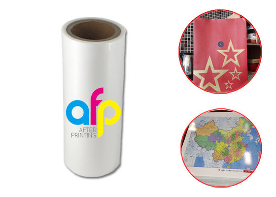 Filme de estratificação do brilho claro branco super de BOPP + de EVA para a laminação de papel
