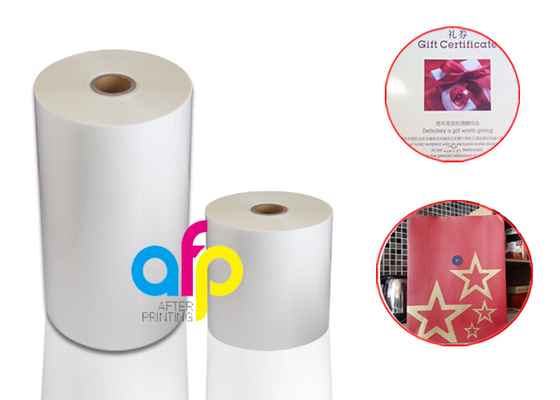 Filme matte de estratificação térmico macio da laminação do filme de BOPP para o verniz UV