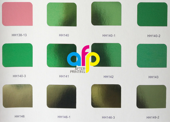 folhas de carimbo coloridas de 640mm * de 120m, folha de carimbo do ouro para macio/duramente o plástico