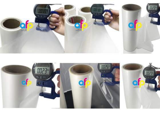 Rolo de filme de estratificação térmico da qualidade de FDA com revestimento lustroso ou matte