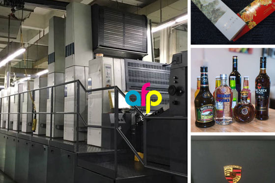 Definição de sobreimpressão fina Folha fria